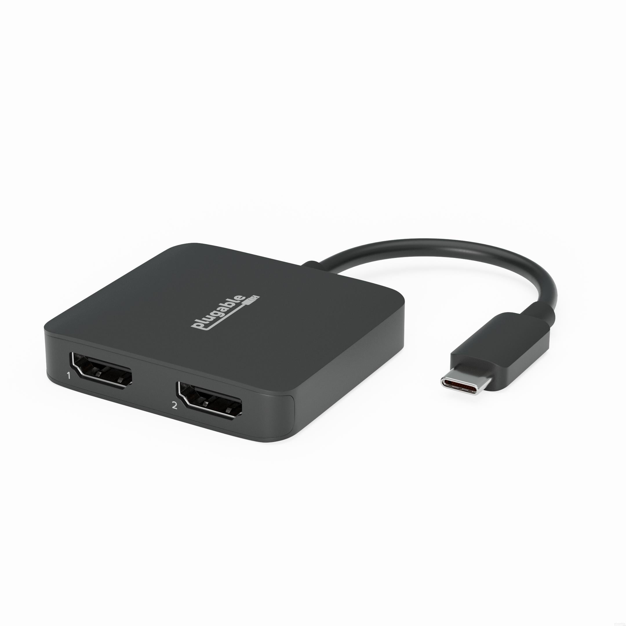 Plugable USB-C Dual 4K HDMI MST Display Adapter