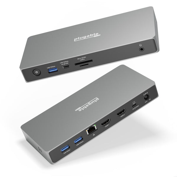 Plugable USB4 Dual Monitor Docking Station with 4K 120Hz HDMI