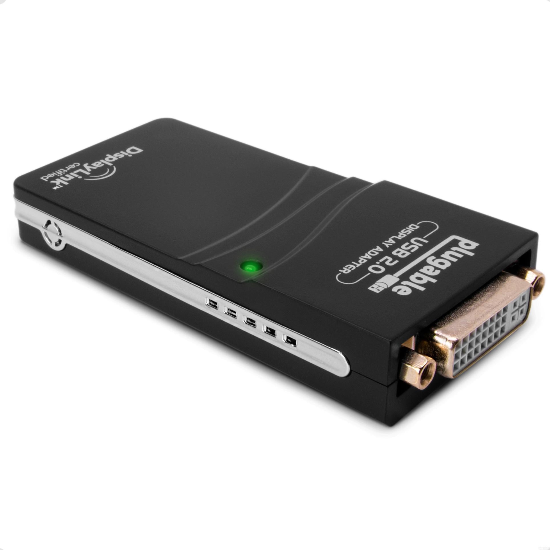 Plugable USB 2.0 HDMI/DVI/VGA Adapter for Multiple Monitors up to