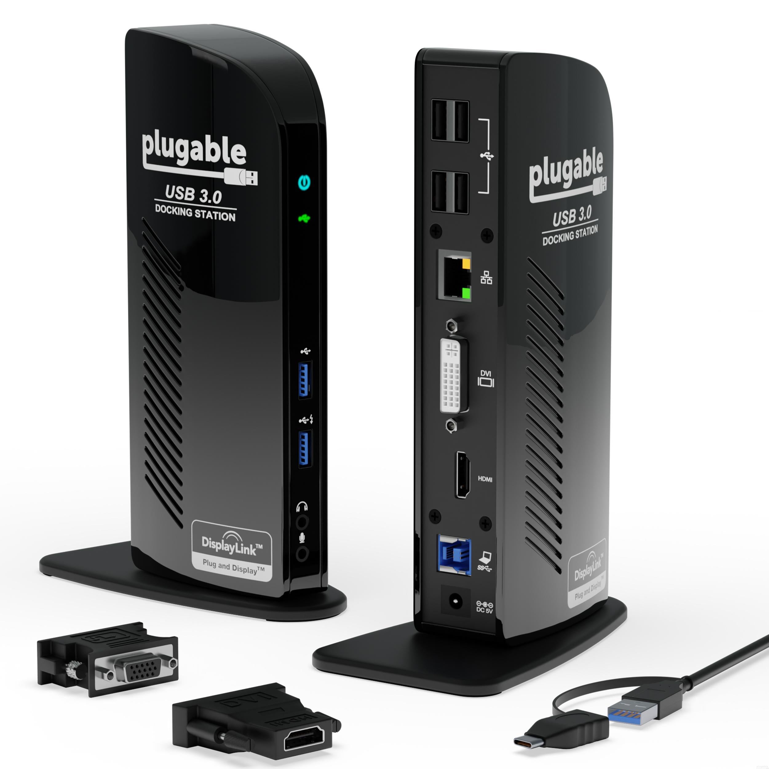 Plugable Universal Dual Monitor Docking Station - UD-3900